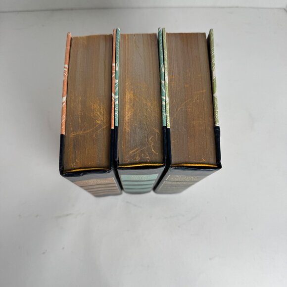 Decorative Book Stack • Marbled Covers • Shelf Styling Set of 3 - Picture 3 of 5